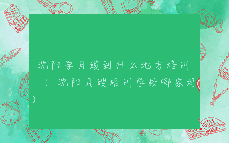 沈阳学月嫂到什么地方培训 (沈阳月嫂培训学校哪家好)